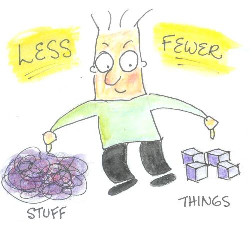 Less Stuff Fewer Things